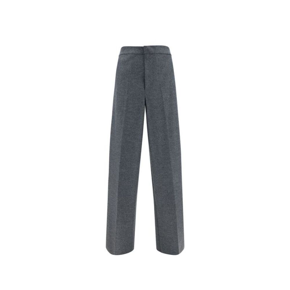 Jil Sander Gray Wool Dress Men's Pants